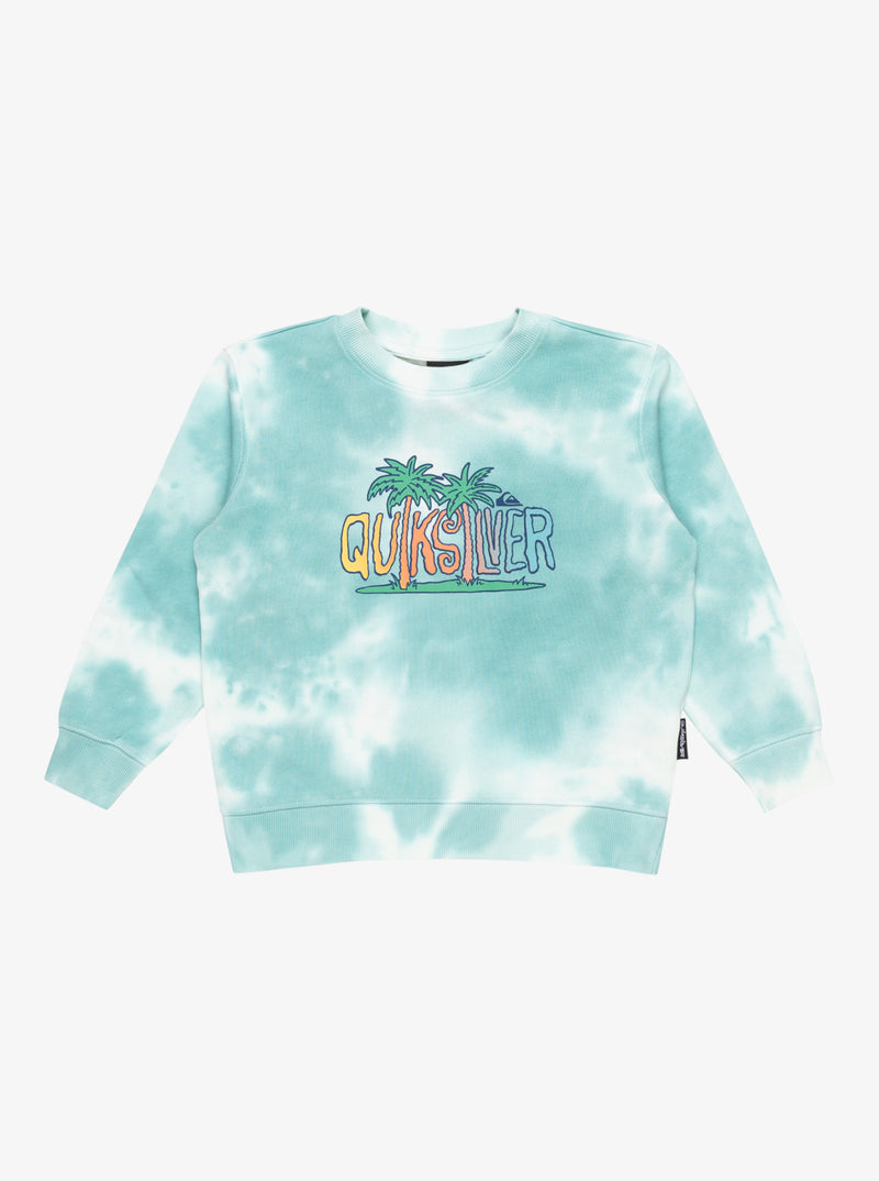 Load image into Gallery viewer, Quiksilver Kids&#39; Tie Dye Crew Neck Sweatshirt (2-7) Marine Blue EQKFT03398_BHA0
