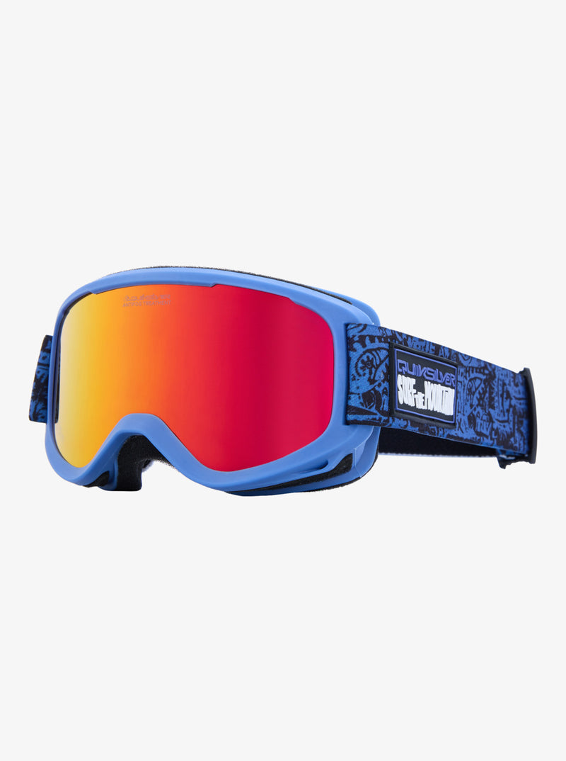Load image into Gallery viewer, Quiksilver Kids&#39; Little Grom Ski/Snowboard Goggles Rock N Roll/Clux Ml Red S3 EQKTG03005-BRT0
