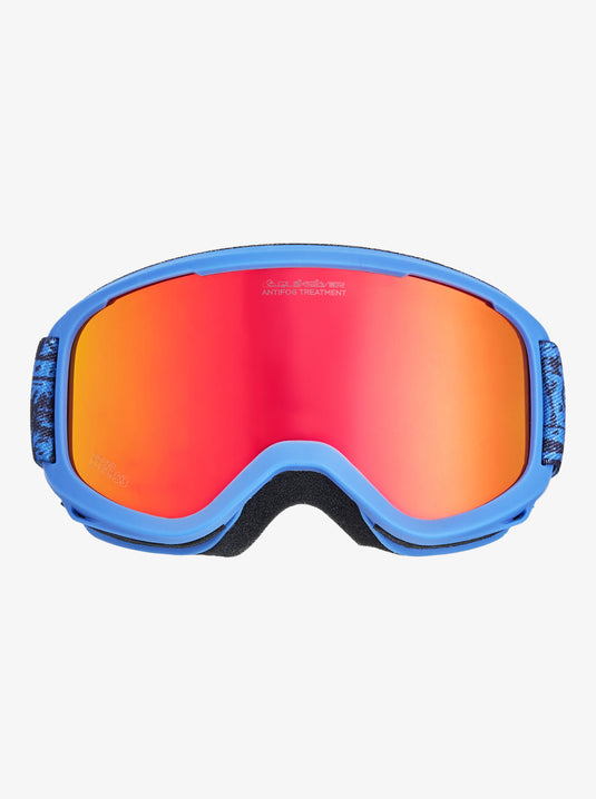 Quiksilver Kids' Little Grom Ski/Snowboard Goggles Rock N Roll/Clux Ml Red S3 EQKTG03005-BRT0