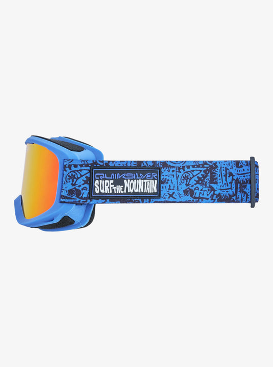 Quiksilver Kids' Little Grom Ski/Snowboard Goggles Rock N Roll/Clux Ml Red S3 EQKTG03005-BRT0