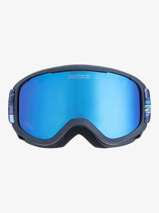 Quiksilver Kids' Little Grom Ski/Snowboard Goggles 3D Check/Clux Ml Blue S3 EQKTG03005-YKB0