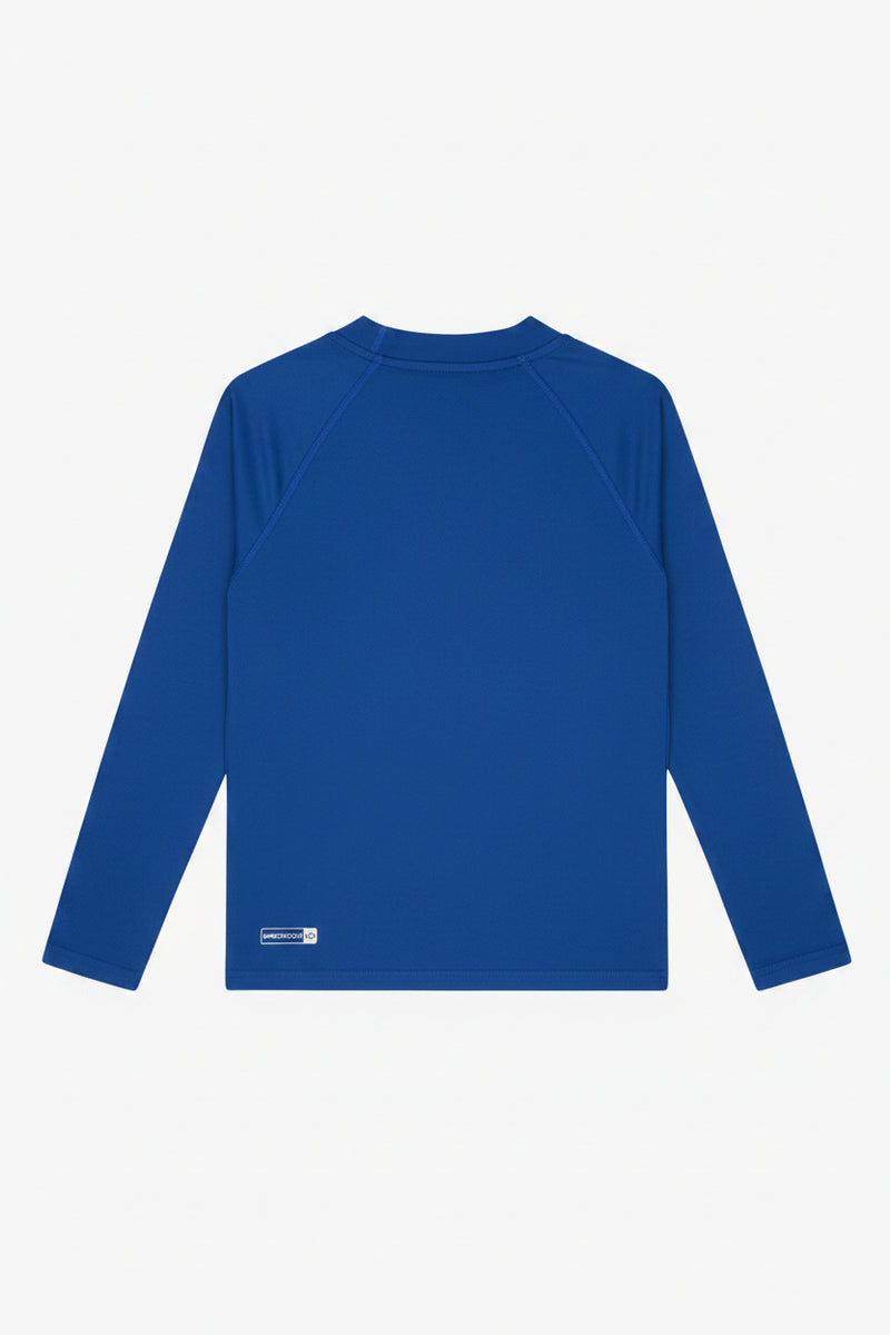 Load image into Gallery viewer, Quiksilver Kids Everyday UPF50 Long Sleeve Rash Vest(2-7 Years) Monaco Blue EQKWR03146-BYC0
