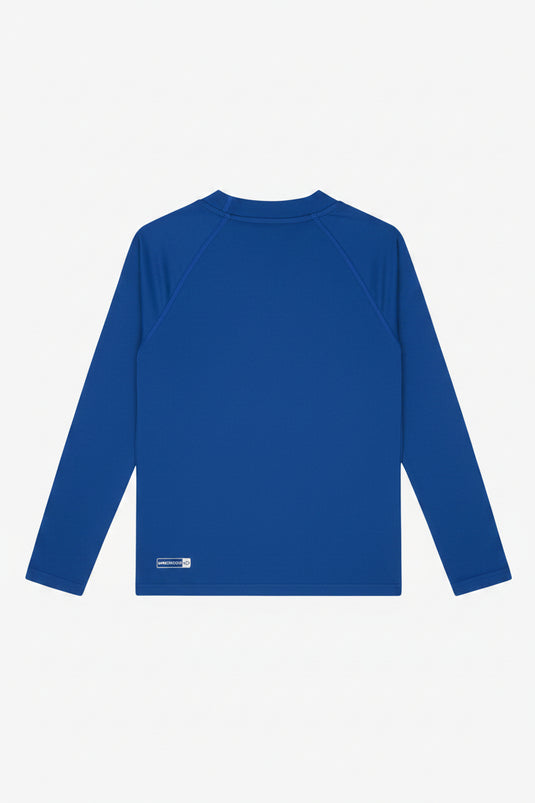 Quiksilver Kids Everyday UPF50 Long Sleeve Rash Vest(2-7 Years) Monaco Blue EQKWR03146-BYC0