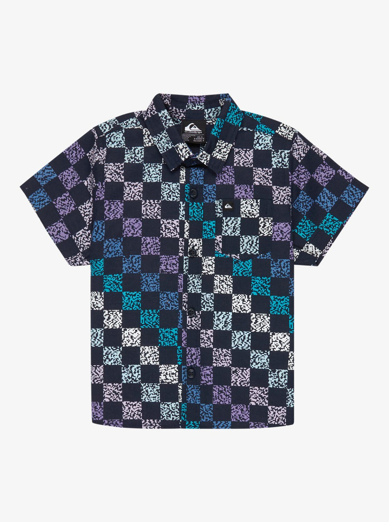 Load image into Gallery viewer, Quiksilver Kids' Apero Classic Shirt (2-7 Years) Dark Navy Next Gen EQKWT03254-KTP6
