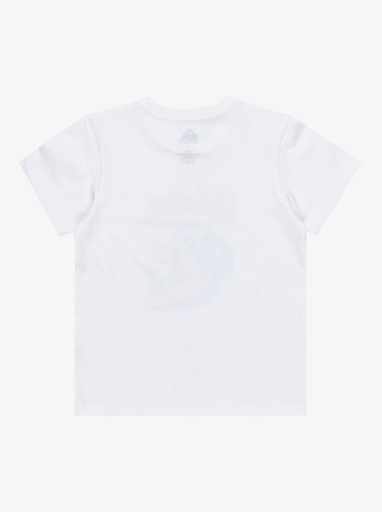Quiksilver Kid's Kong Story Short Sleeves T-Shirt (2-7 Years) White EQKZT03562-WBB0