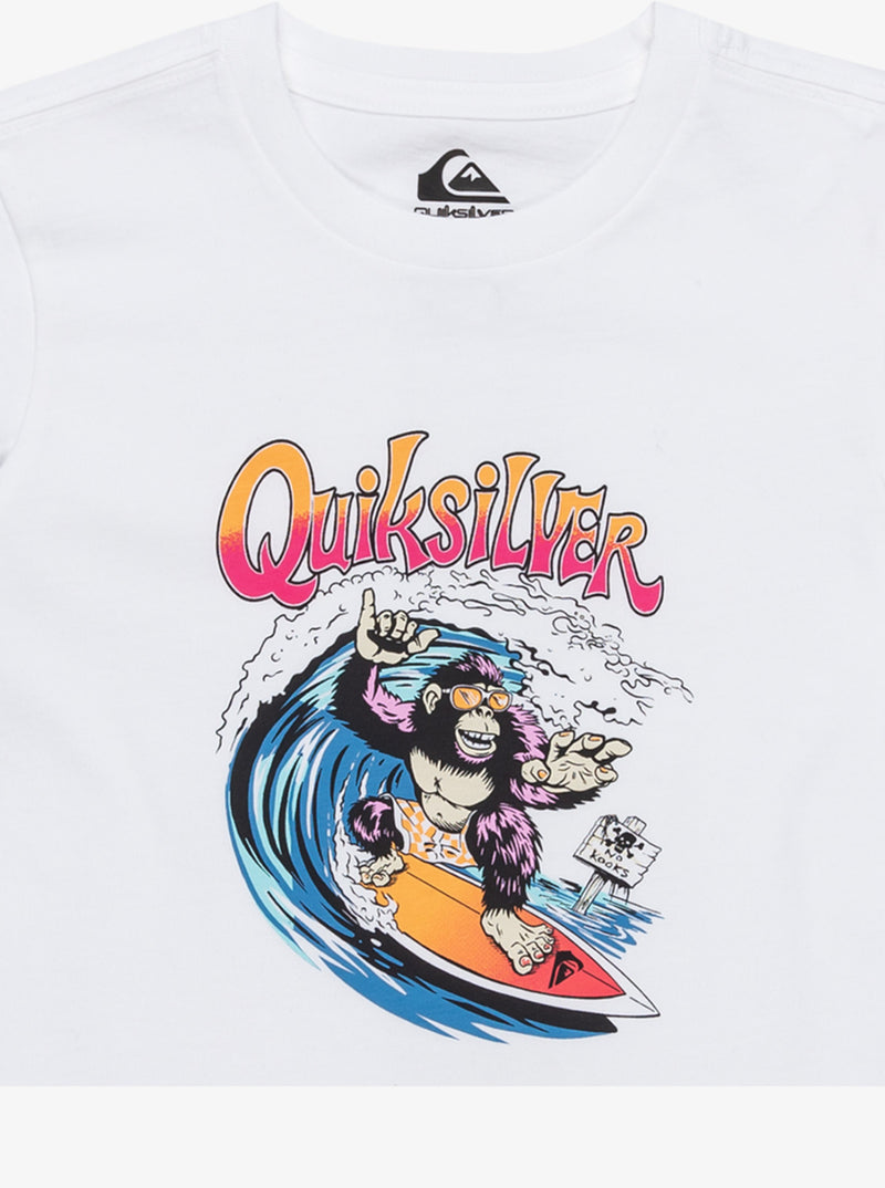 Load image into Gallery viewer, Quiksilver Kid&#39;s Kong Story Short Sleeves T-Shirt (2-7 Years) White EQKZT03562-WBB0
