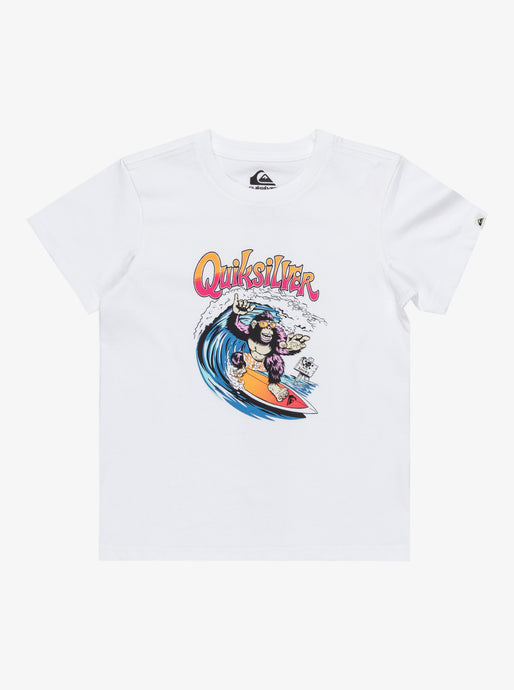Quiksilver Kid's Kong Story Short Sleeves T-Shirt (2-7 Years) White EQKZT03562-WBB0