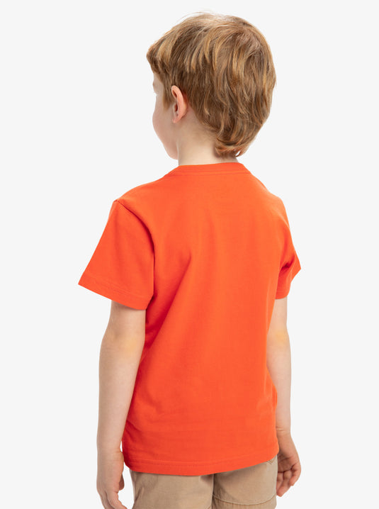 Quiksilver Kid's Kong Story Short Sleeves T-Shirt (2-7 Years) Tigerlily EQKZT03562-NME0