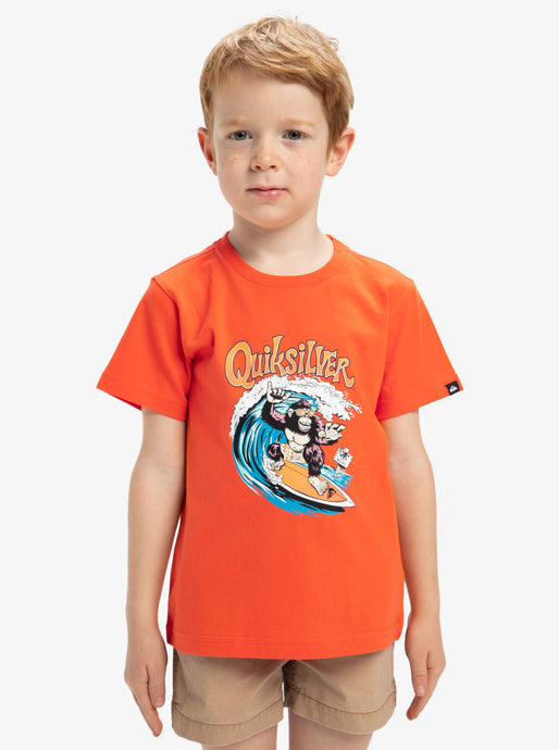 Quiksilver Kid's Kong Story Short Sleeves T-Shirt (2-7 Years) Tigerlily EQKZT03562-NME0
