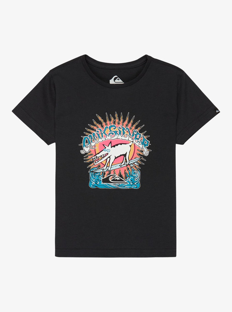 Load image into Gallery viewer, Quiksilver Kids' Ev Animal Surfer T-Shirt (2-7 Years) Black EQKZT03577-KVJ0
