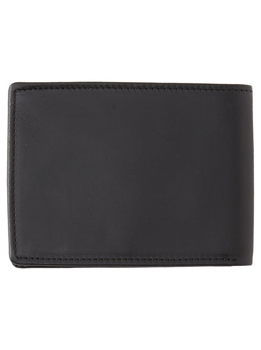 Quiksilver Men's Mac Tri Fold Leather Wallet Black EQYAA03940_KVJ0