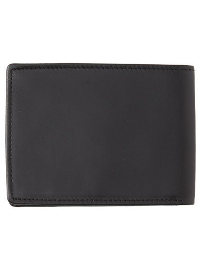 Quiksilver Men's Mack Leather Wallet Black EQYAA03940-KVJ0