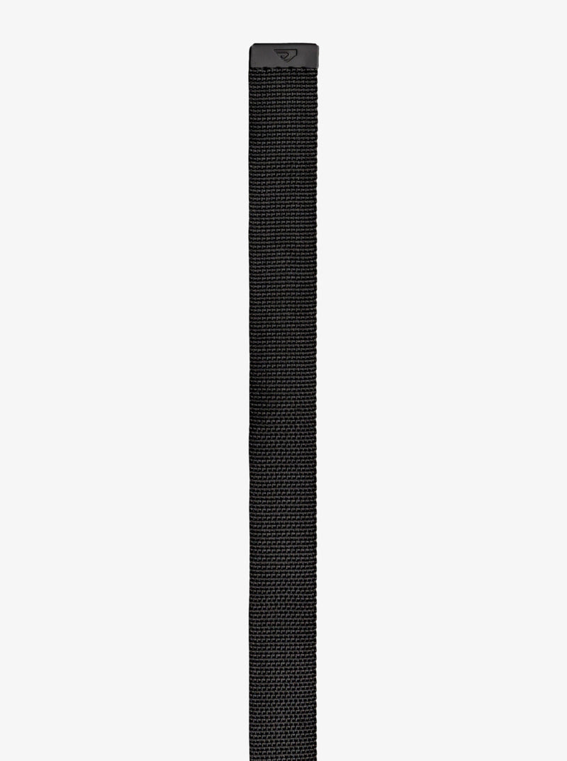 Load image into Gallery viewer, Quiksilver Men&#39;s Principal Schwack Cotton Webbing Belt Black/Black EQYAA03958-XKKK
