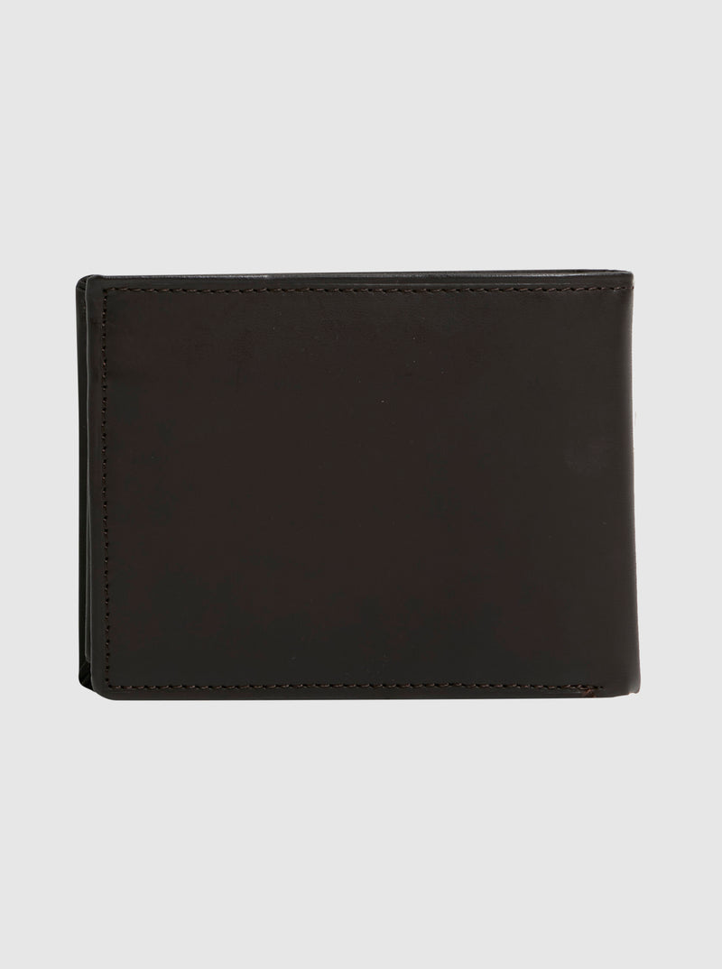 Load image into Gallery viewer, Quiksilver Mens&#39; Gutherie Leather Bi-Fold Wallet Chocolate Brown EQYAA03960-CSD0
