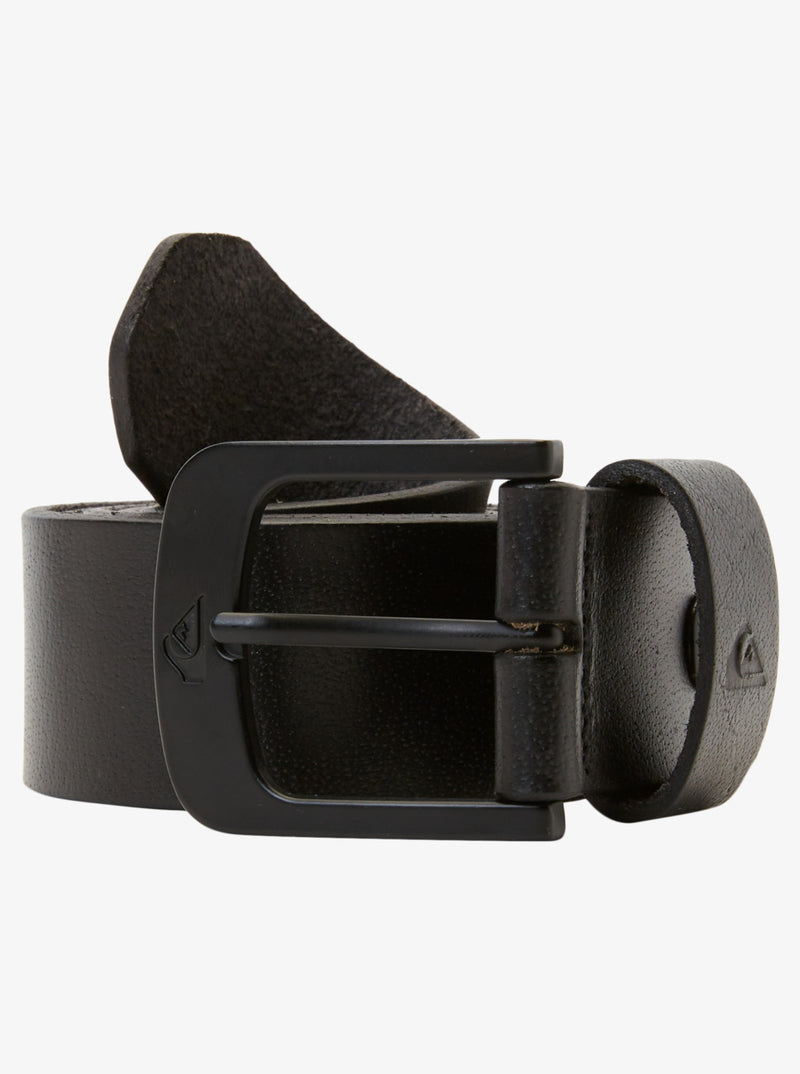 Load image into Gallery viewer, Quiksilver Men&#39;s The Everydaily Leather Belt Black EQYAA03964-KVJ0
