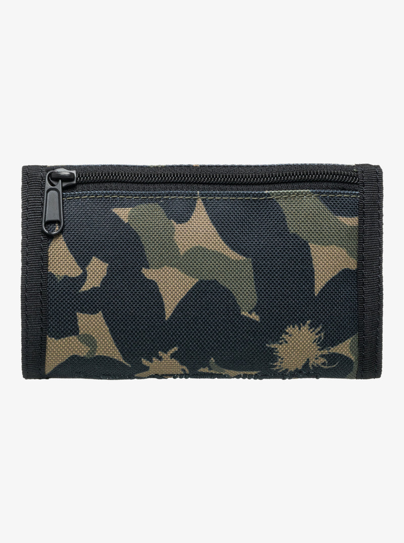 Load image into Gallery viewer, Quiksilver Men&#39;s The Everydaily Tri-Fold Wallet Grape Leaf EQYAA04063-CRE0
