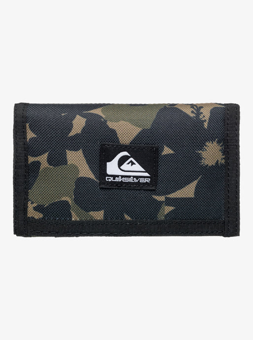 Quiksilver Men's The Everydaily Tri-Fold Wallet Grape Leaf EQYAA04063-CRE0