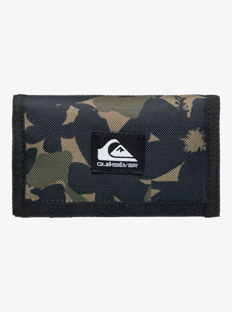 Load image into Gallery viewer, Quiksilver Men&#39;s The Everydaily Tri-Fold Wallet Grape Leaf EQYAA04063-CRE0
