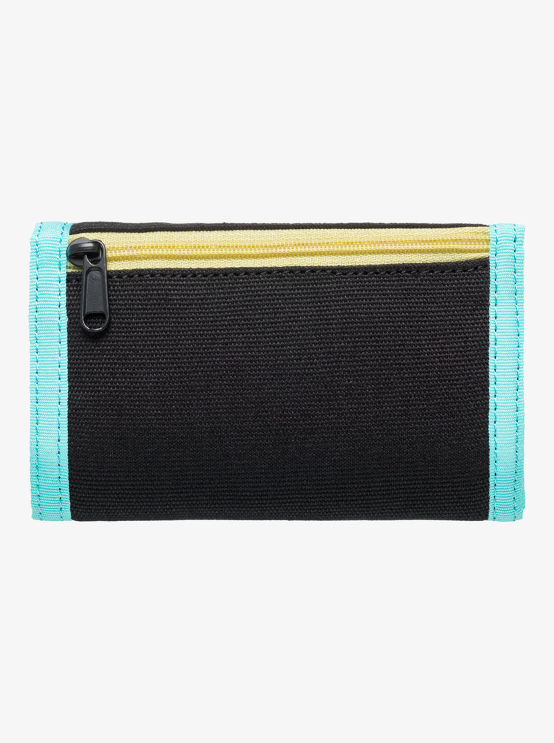 Load image into Gallery viewer, Quiksilver Men&#39;s The Everydaily Tri-Fold Wallet Black EQYAA04063-KVJ0
