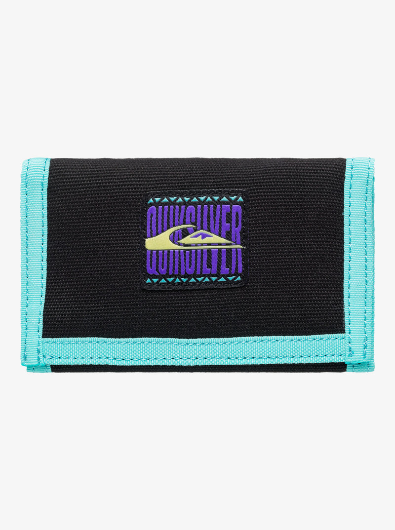 Load image into Gallery viewer, Quiksilver Men&#39;s The Everydaily Tri-Fold Wallet Black EQYAA04063-KVJ0
