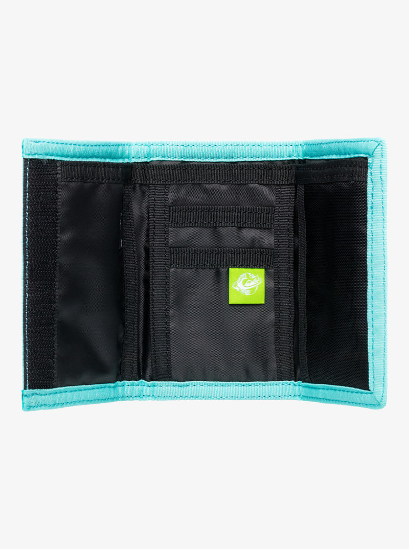 Load image into Gallery viewer, Quiksilver Men&#39;s The Everydaily Tri-Fold Wallet Black EQYAA04063-KVJ0

