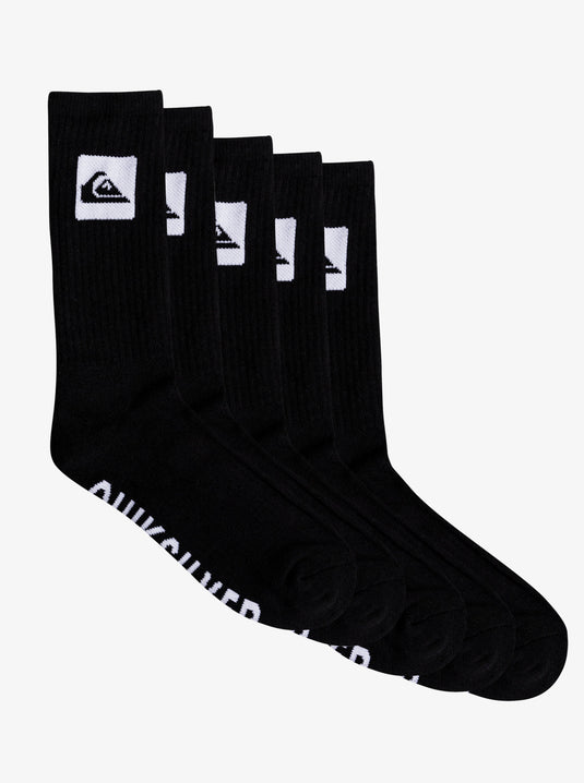 Quiksilver Men's 5 Crew Pack Black EQYAA04066-KVJ0