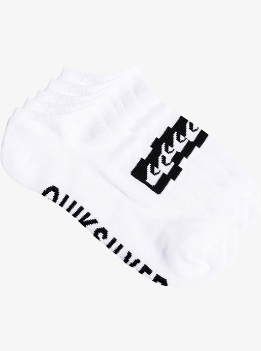 Quiksilver Men's 5 Ankle Pack Socks White EQYAA04067-WBB0