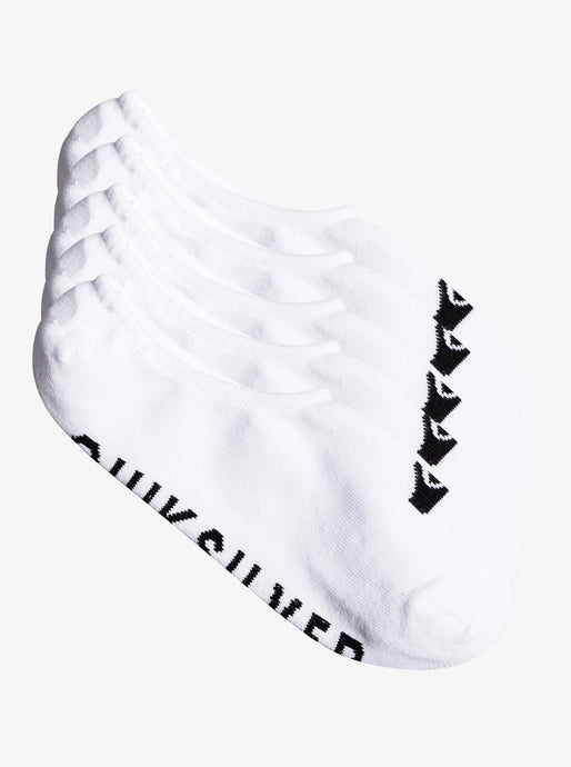 Quiksilver Men's 5 Liner Pack Socks White EQYAA04068-WBB0
