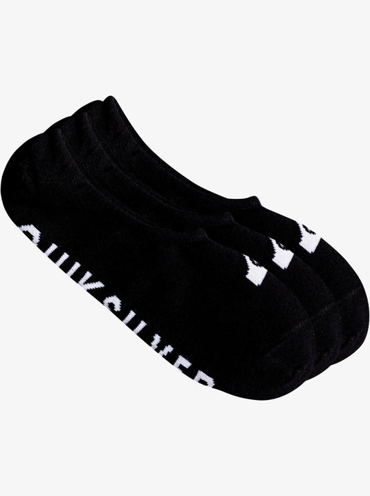 Quiksilver Men's 3 Liner Pack Socks Black EQYAA04070-KVJ0