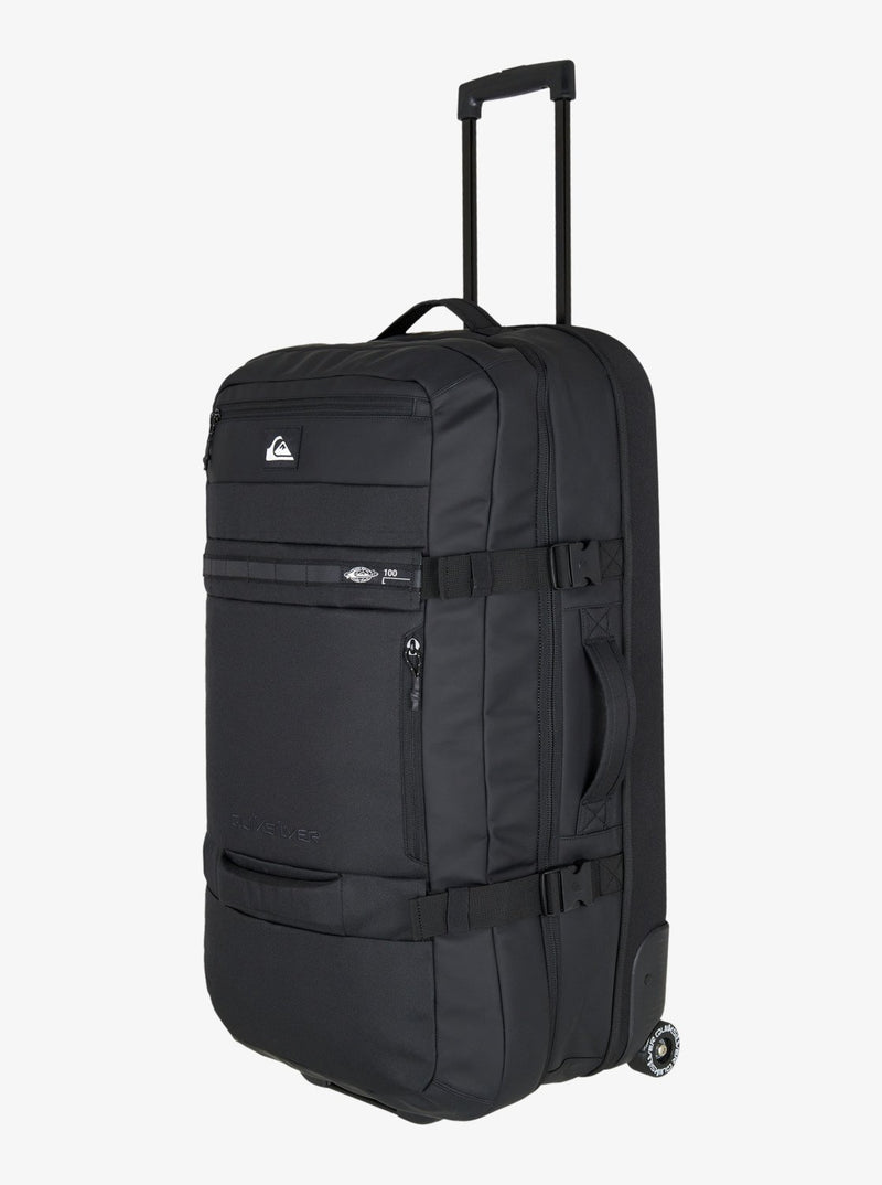 Load image into Gallery viewer, Quiksilver Men&#39;s Checkin Lug Wheelie Luggage Bag Black EQYBL03205-KVJ0
