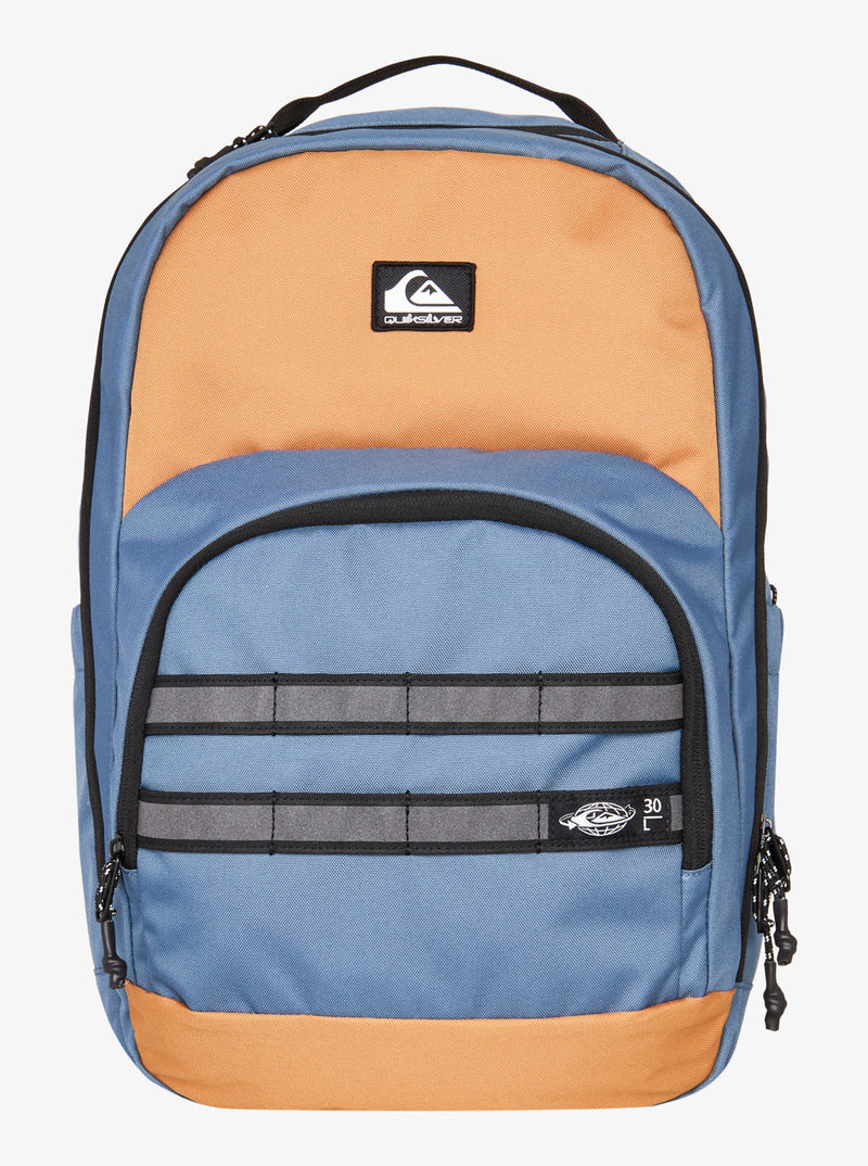 Load image into Gallery viewer, Quiksilver Unisex Schoolie 3.0 Backpack Almond/China Blue EQYBP03733-CMD0
