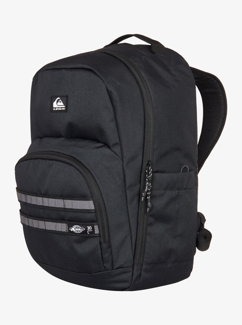 Load image into Gallery viewer, Quiksilver Men&#39;s Schoolie 3.0 30L Backpack Black EQYBP03733-KVJ0
