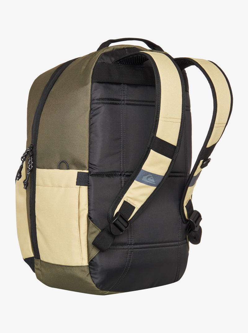 Load image into Gallery viewer, Quiksilver Men&#39;s Schoolie 3.0 30L Backpack Sponge/Grape Leaf EQYBP03733-TKP0

