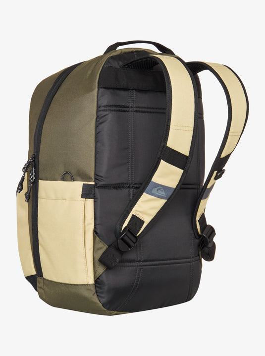 Quiksilver Men's Schoolie 3.0 30L Backpack Sponge/Grape Leaf EQYBP03733-TKP0