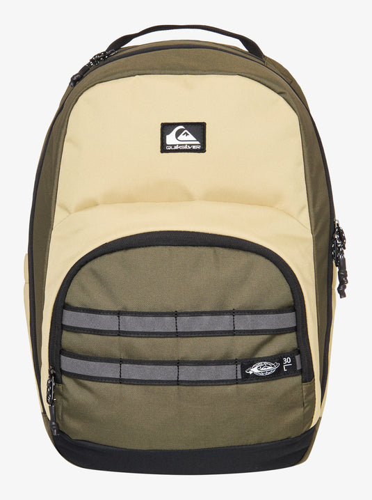 Quiksilver Men's Schoolie 3.0 30L Backpack Sponge/Grape Leaf EQYBP03733-TKP0