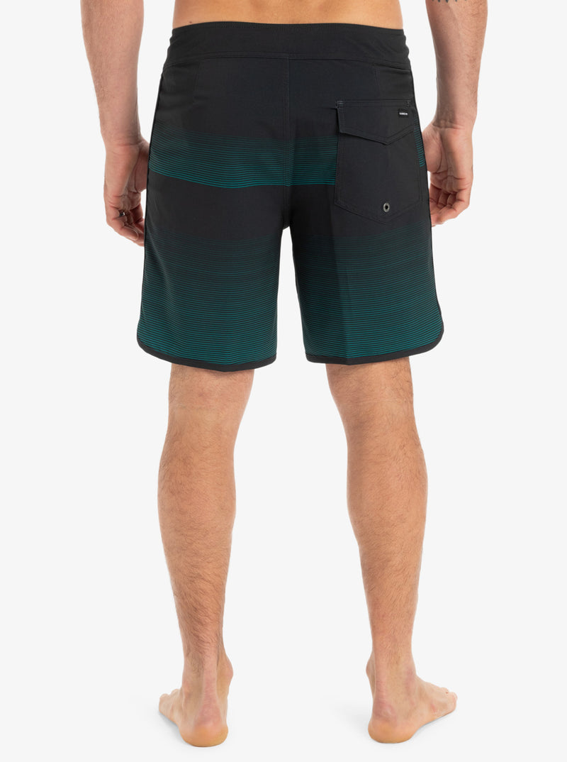 Load image into Gallery viewer, Quiksilver Men&#39;s Surfsilk Scallop 18&#39;&#39; Board Shorts Teal Green Tijuana EQYBS04862-BSJ6
