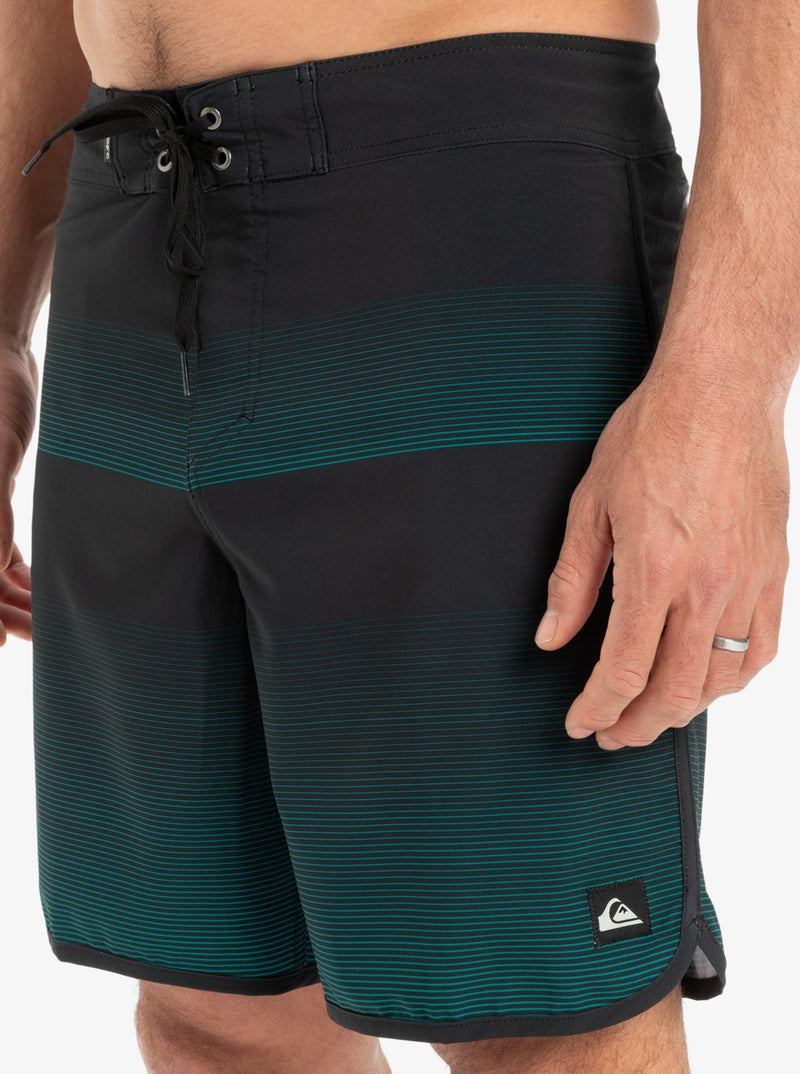 Load image into Gallery viewer, Quiksilver Men&#39;s Surfsilk Scallop 18&#39;&#39; Board Shorts Teal Green Tijuana EQYBS04862-BSJ6

