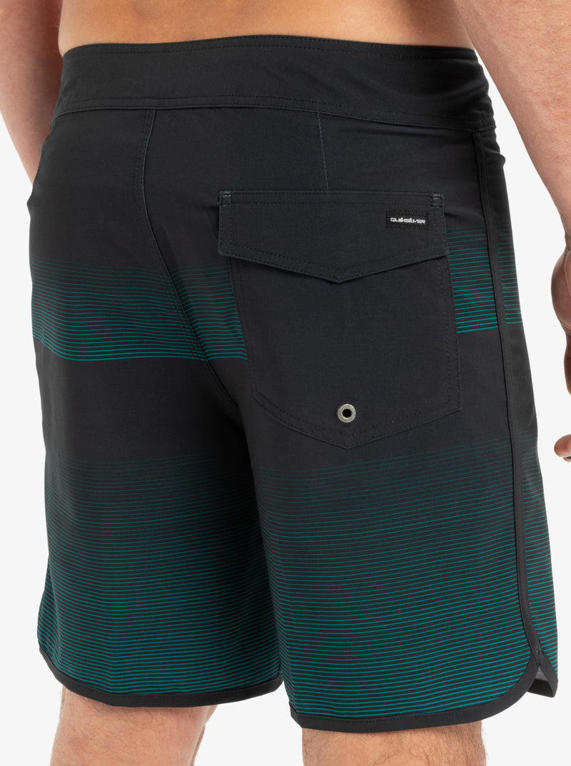 Load image into Gallery viewer, Quiksilver Men&#39;s Surfsilk Scallop 18&#39;&#39; Board Shorts Teal Green Tijuana EQYBS04862-BSJ6
