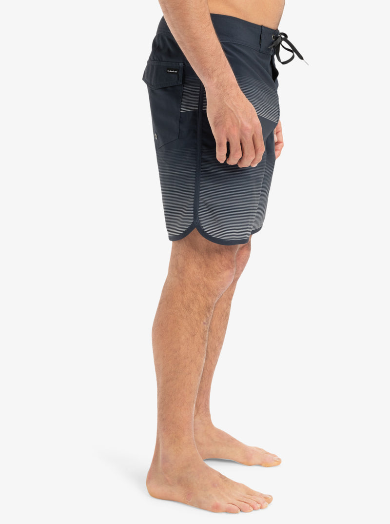 Load image into Gallery viewer, Quiksilver Men&#39;s Surfsilk Scallop 18&quot; Board Shorts Dark Navy Tijuana EQYBS04862-KTP6
