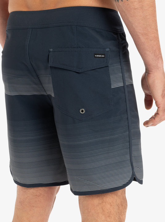 Quiksilver Men's Surfsilk Scallop 18" Board Shorts Dark Navy Tijuana EQYBS04862-KTP6