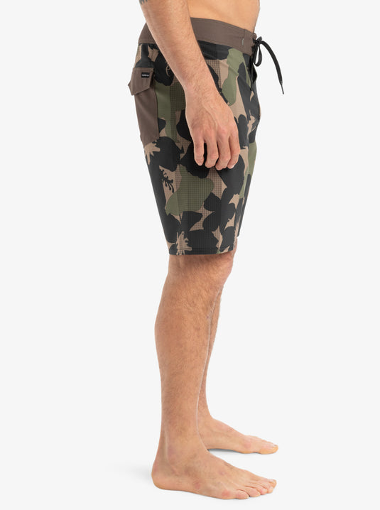 Quiksilver Men's Highline Arch 19" Board Shorts Grape Leaf Handtman EQYBS04864-CRE6