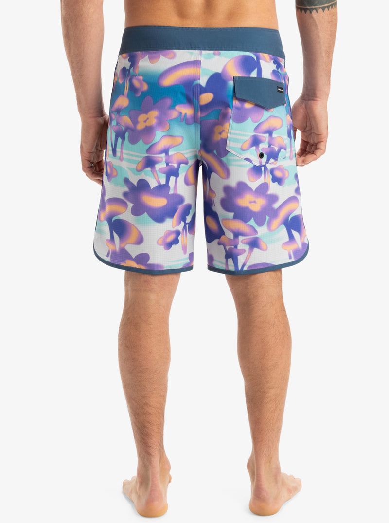 Load image into Gallery viewer, Quiksilver Men&#39;s Highline Scallop 19&quot; Boardshorts Marine Blue Biophilia EQYBS04865-BHA6

