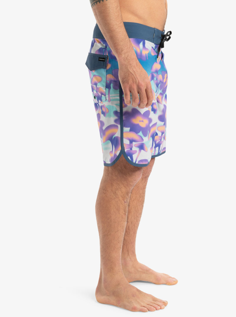 Load image into Gallery viewer, Quiksilver Men&#39;s Highline Scallop 19&quot; Boardshorts Marine Blue Biophilia EQYBS04865-BHA6
