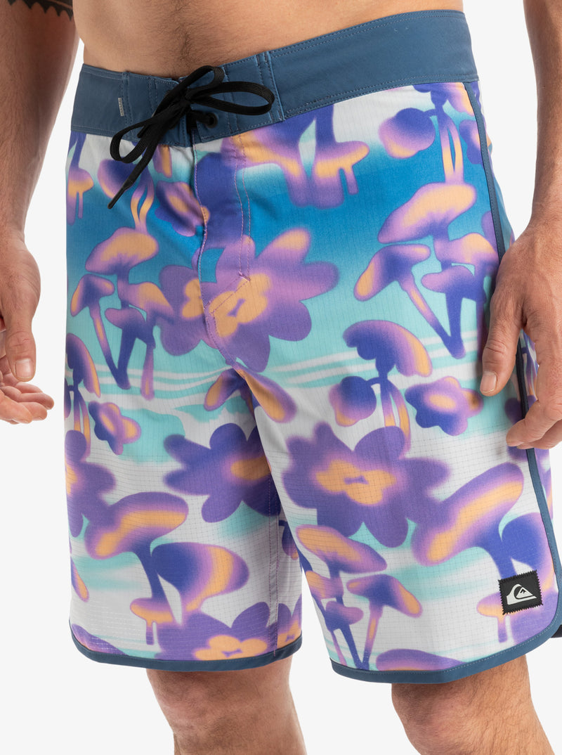 Load image into Gallery viewer, Quiksilver Men&#39;s Highline Scallop 19&quot; Boardshorts Marine Blue Biophilia EQYBS04865-BHA6

