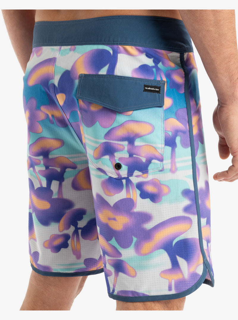Load image into Gallery viewer, Quiksilver Men&#39;s Highline Scallop 19&quot; Boardshorts Marine Blue Biophilia EQYBS04865-BHA6
