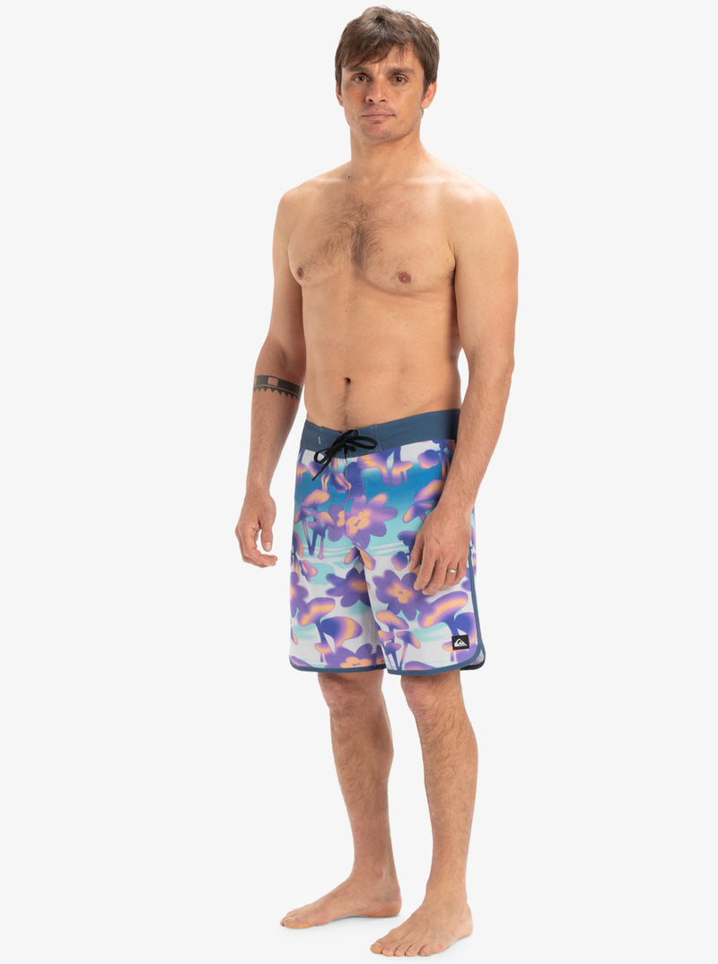Load image into Gallery viewer, Quiksilver Men&#39;s Highline Scallop 19&quot; Boardshorts Marine Blue Biophilia EQYBS04865-BHA6
