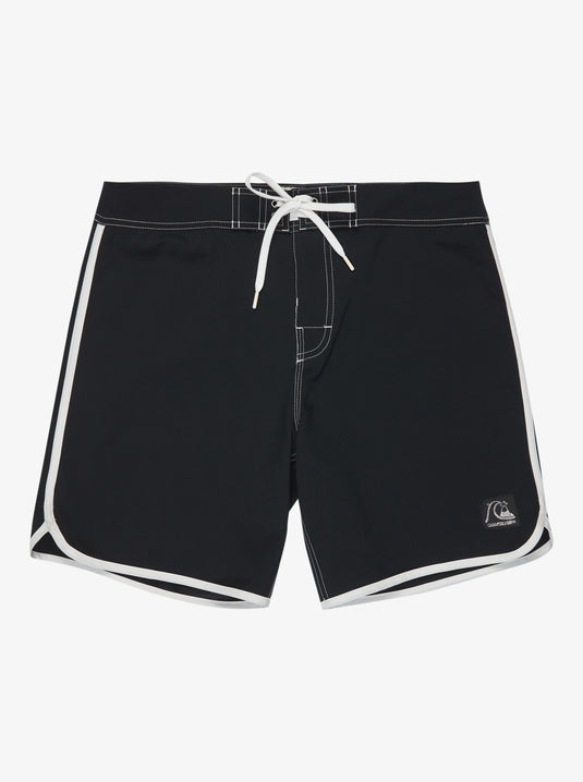 Quiksilver Men's Original Scallop 18" Board Shorts Black EQYBS04880-KVJ0