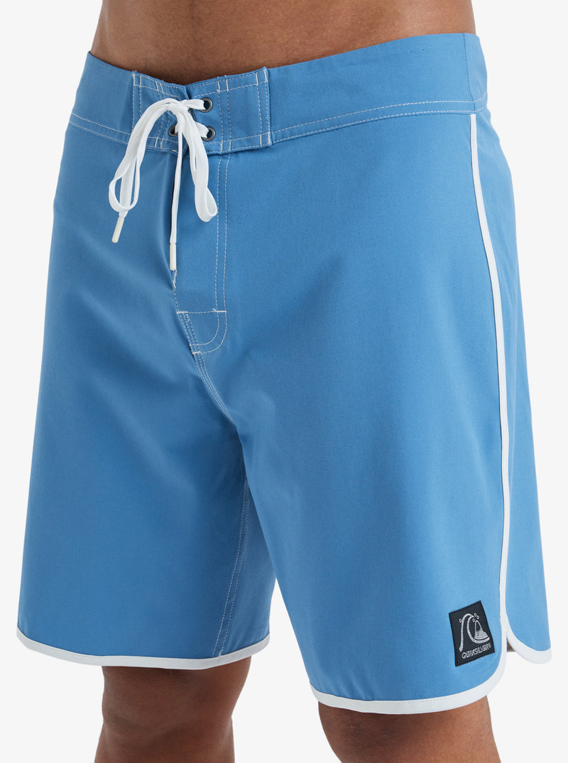 Load image into Gallery viewer, Quiksilver Men&#39;s Original Scallop 18&quot; Board Shorts Coronet Blue EQYBS04880-BLQ0
