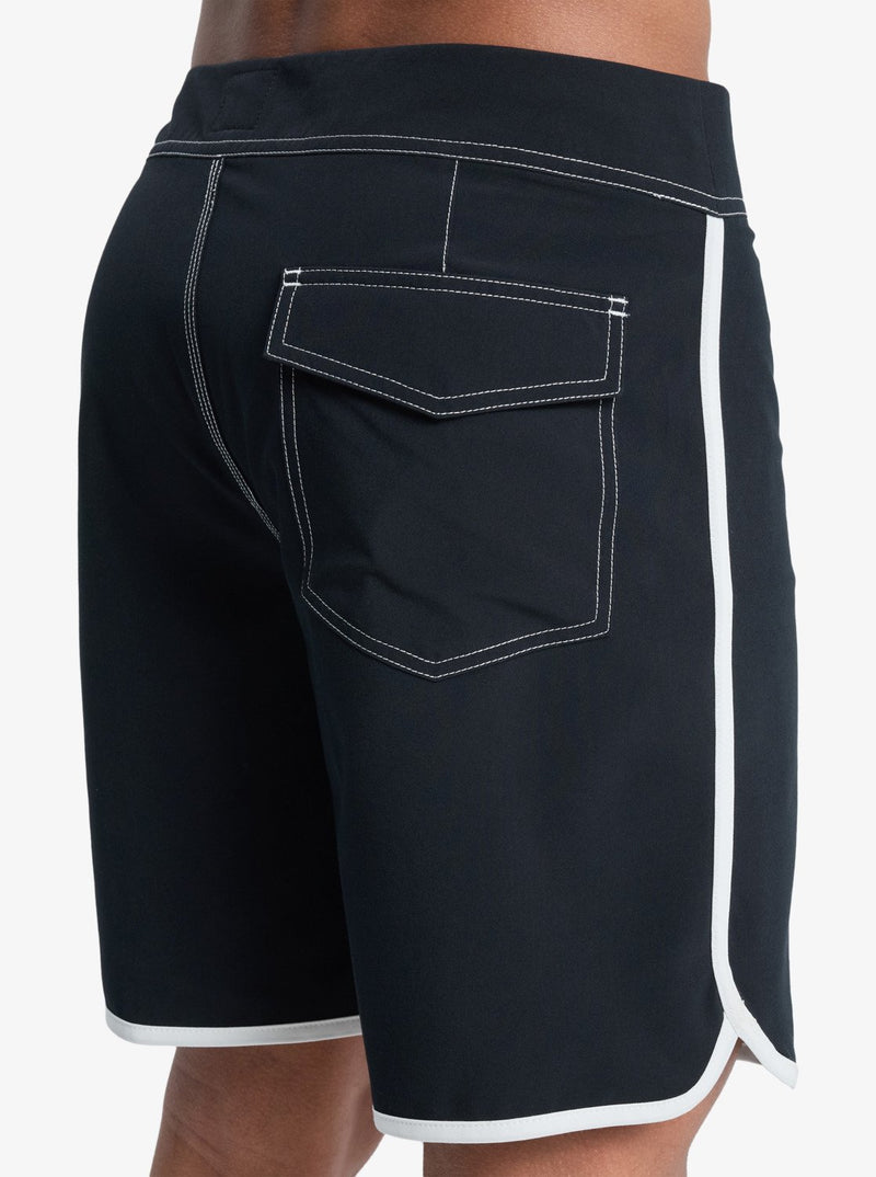 Load image into Gallery viewer, Quiksilver Men&#39;s Original Scallop 18&quot; Board Shorts Black EQYBS04880-KVJ0
