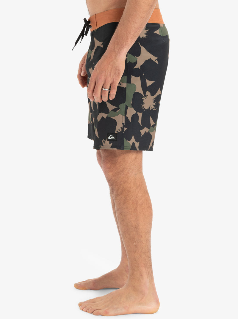 Load image into Gallery viewer, Quiksilver Men&#39;s Surfsilk Leg 18&quot; Board Shorts Grape Leaf Handtman EQYBS04889_CRE6
